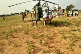 Army helicopter makes emergency landing in Jodhpur