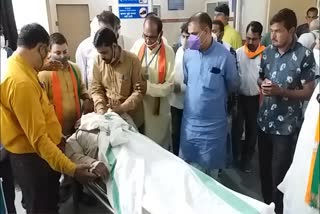 BJP leader beaten up