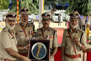 Farewell program to 2 police officers