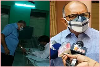 अशोक परनामी ने डाला वोट, Ashok Parnami cast vote in jaipur