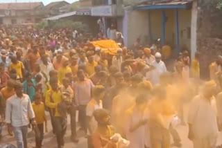 Bhandara festival celebration violating COVID-19 protocol
