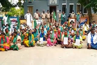 amaravathi farmers protest