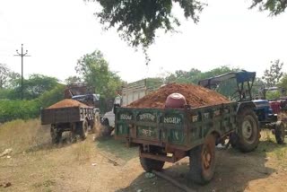 Five tractors seized