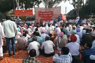 chandigarh electricity department employees protest against privatisation
