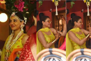 haldi ceremony at Kajal Aggarwal house