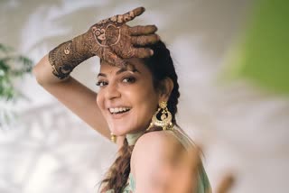 actress kajal agarwal's wedding ceremony begins, henna photo goes viral