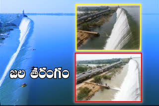 Dindi Reservoir that has been flooded for 42 days in nalgonda district