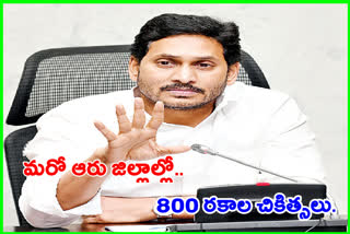 మరో 6 జిల్లాల్లో : ఆరోగ్యశ్రీ ఆస్పత్రుల్లో అదనంగా 800 చికిత్సలు