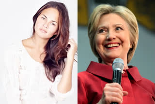 Chrissy Teigen deletes 'stupid' posts on noticing Hillary Clinton follows her on Twitter