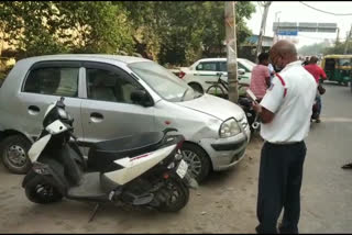 North MCD and Traffic Police remove encroachments in Jahangirpuri delhi