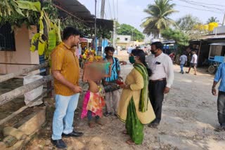 9 year old boy begging with father: protection from child protection unit