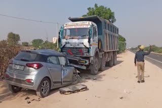road accident in nagaur, राजस्थान न्यूज