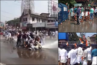 മുഖ്യമന്ത്രിയുടെ രാജി  state wide protest  demanding chief-ministers resignation  രാജി ആവശ്യപ്പെട്ട് സംസ്ഥാനത്ത് വ്യാപക പ്രതിഷേധം  കോഴിക്കോട്  കണ്ണൂർ  തൃശൂർ