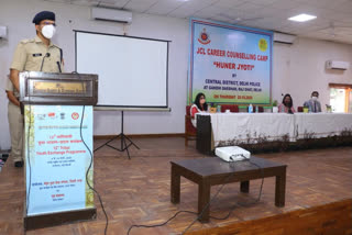 central delhi district police organized JCL career counselling camp for juveniles