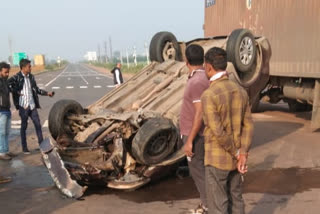 car accident at zaheerabad bypass road in sangreddy district