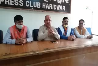 bjp-state-president-banshidhar-bhagat-targeted-congress-in-haridwar