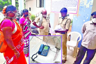 no corona safety precautions in kadapa pf office