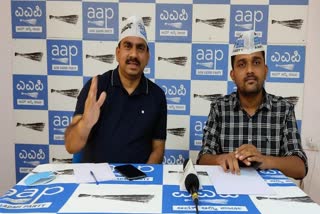 Suresh Rathod, Vice President of Aam Aadmi Party's Bangalore unit