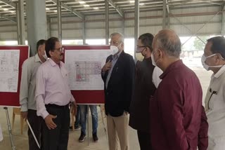 ACS Devendra Singh visited the International grain Market at Gannaur