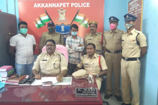 acp press meet at akkannapet mandal in siddipet district