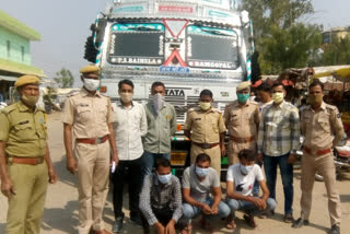 kota news, accused arrested, truck robbery case