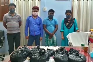 a woman smuggler arrested in malda