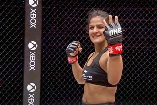 Ritu phogat won her third consecutive mma match