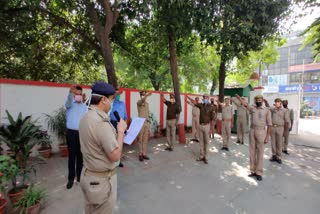 राष्ट्रीय एकता दिवस पर दिलाई गई पुलिसकर्मियों को शपथ