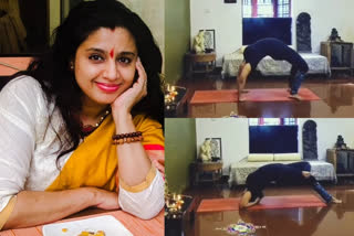 samyuktha varma yoga practicing viral video  നടി സംയുക്ത വര്‍മ യോഗ  നടി സംയുക്ത വര്‍മ വാര്‍ത്തകള്‍  നടി സംയുക്ത വര്‍മ മക്കള്‍  നടി സംയുക്ത വര്‍മ വിവാഹം  സംയുക്ത വര്‍മ സിനിമകള്‍  samyuktha varma yoga practicing  samyuktha varma yoga viral video