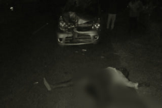 car collided with a two-wheeler