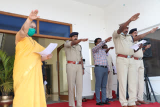 ekta diwas celebrations at siddipet police commissionerate