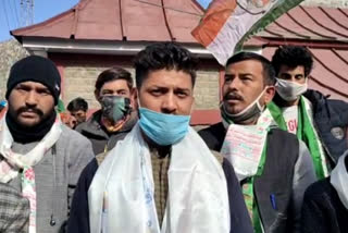 Chandraprabhakar Youth Congress leader kinnaur