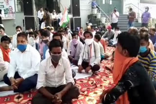 Delhi Congress protest against new agriculture laws in Kapashera