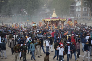 This year Kullu Dussehra celebrated without trades and entertainment
