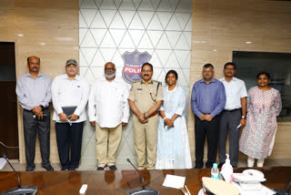 dgp mahender reddy released the police song sung by keeravani