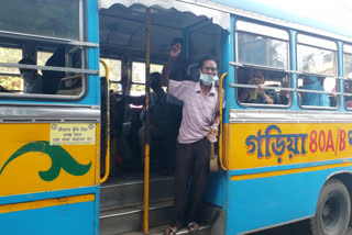 temporary permit to buses raise confusion and overlapping of routes kolkata