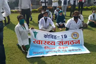 AYUSH practitioners picket