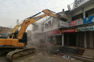 District administration demolishes UP MLA Mukhtar Ansari's Hotel Ghazal