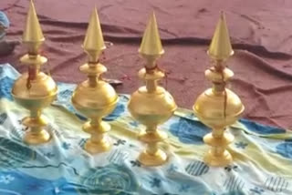 social organization of Himachal, Punjab, Haryana donated gold urns to Shri Naina Devi Temple