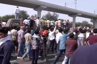 Locals block highway demanding justice for murder victim in Haryana