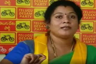 tdp leader sridevi fires on ycp about police attack on women in jail bharo programme