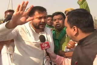 Bihar election results  statement of tejashi yadav  RJD chief minister candidate  Tejashwi Yadav  RJD is confident of winning Raghopur seat  തൊഴിലില്ലായ്‌മ  മുൻഗണന  തേജസ്വി യാദവ്  പട്‌ന  ആർ‌.ജെ.ഡി മുഖ്യമന്ത്രി സ്ഥാനാർഥി തേജസ്വി യാദവ്  പ്രചാരണം