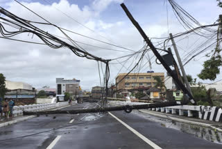 Super typhoon weakens