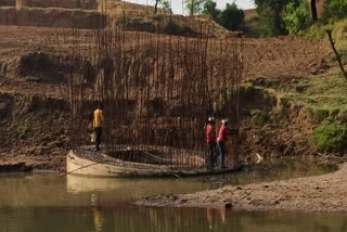 Corruption in bridge construction in tendukheda Narsinghpur