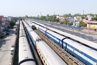 Train divert regarding Gujjar reservation movement,  Train divert in Kota