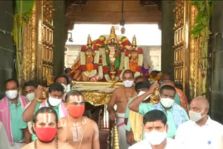 Tirumala  celebrations outside the temple