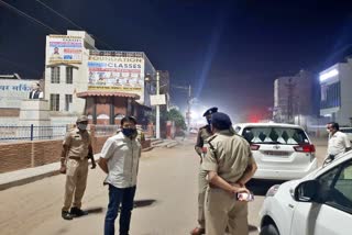 कलेक्टर और एसपी का रात्रि भ्रमण, bikaner news, Night tour of Collector and SP