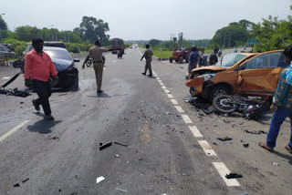accident spot on national highway