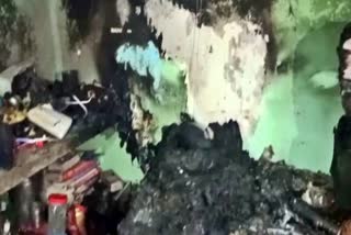 short circuit fire in rims boys hostel of ranchi