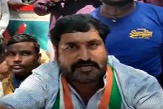 congress leaders rally at kukatpally in hyderabad demanding for justice for flood victims